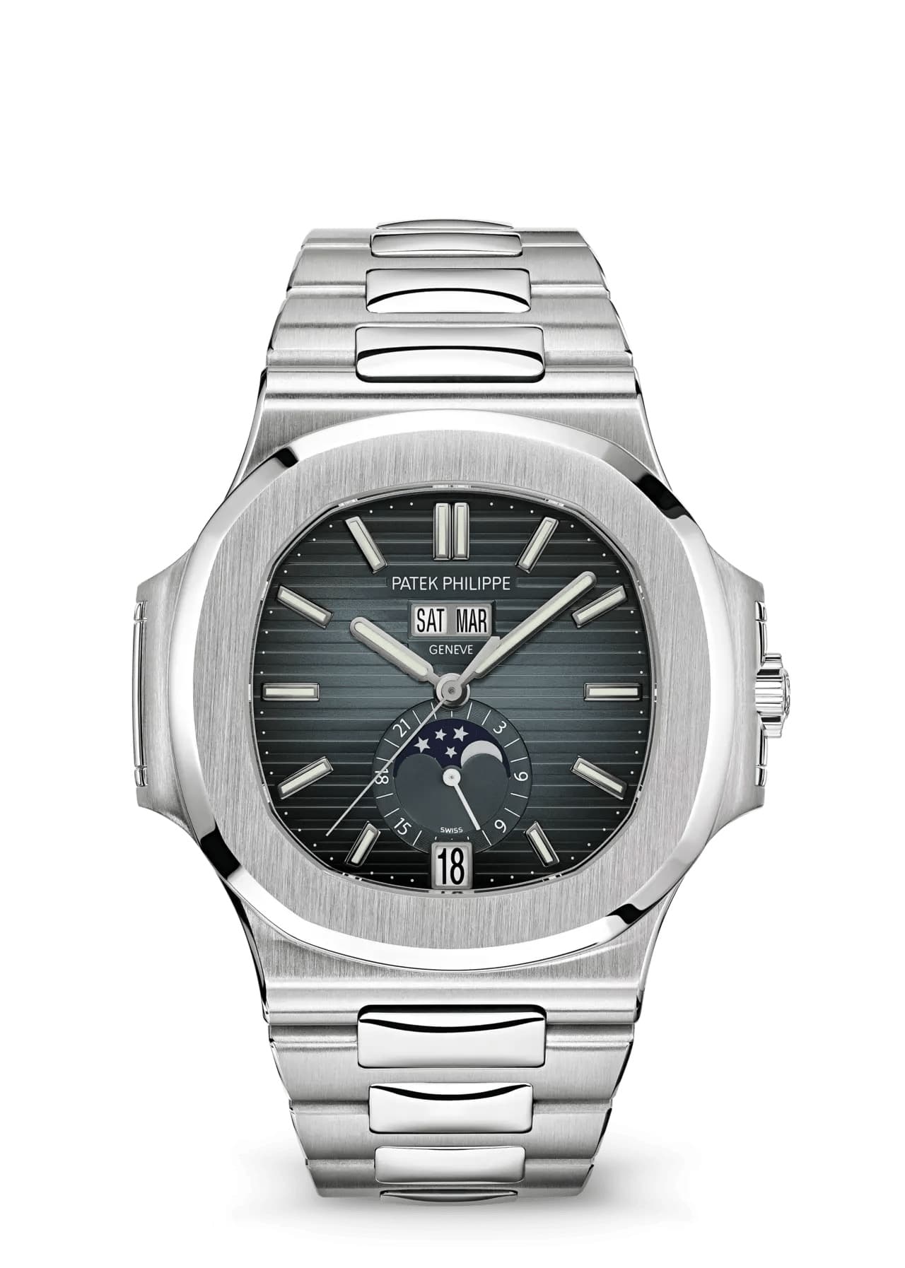 Patek Philippe Nautilus Annual Moonphase - photo 1